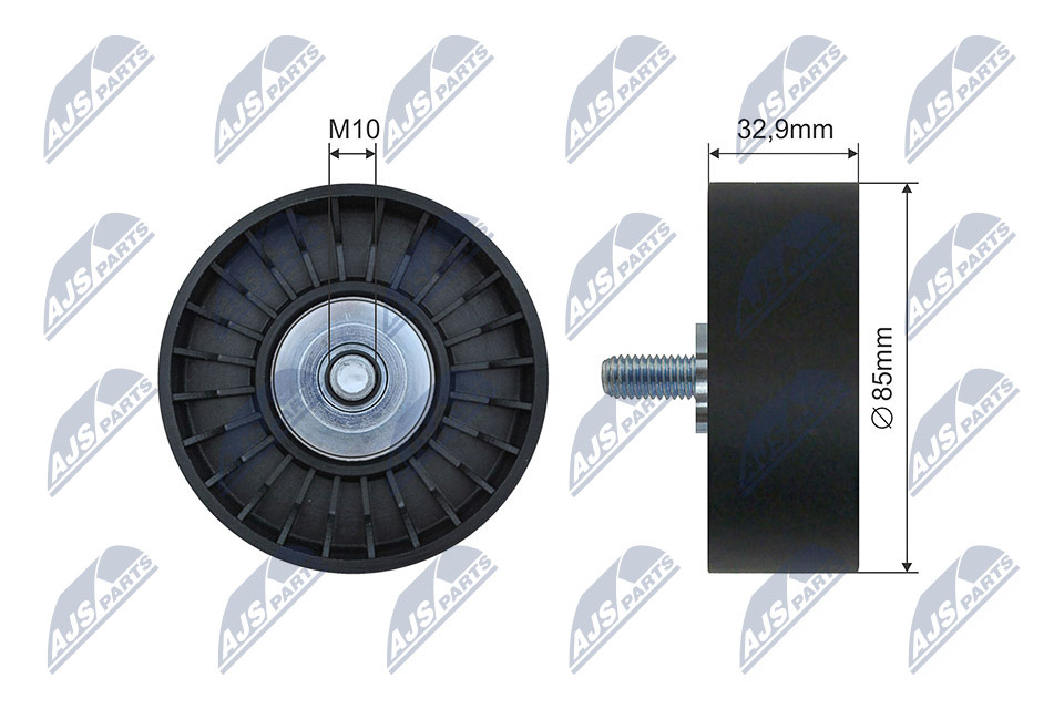 Tensioner Pulley V Ribbed Belt RNK BM 056 NTY 11284719859