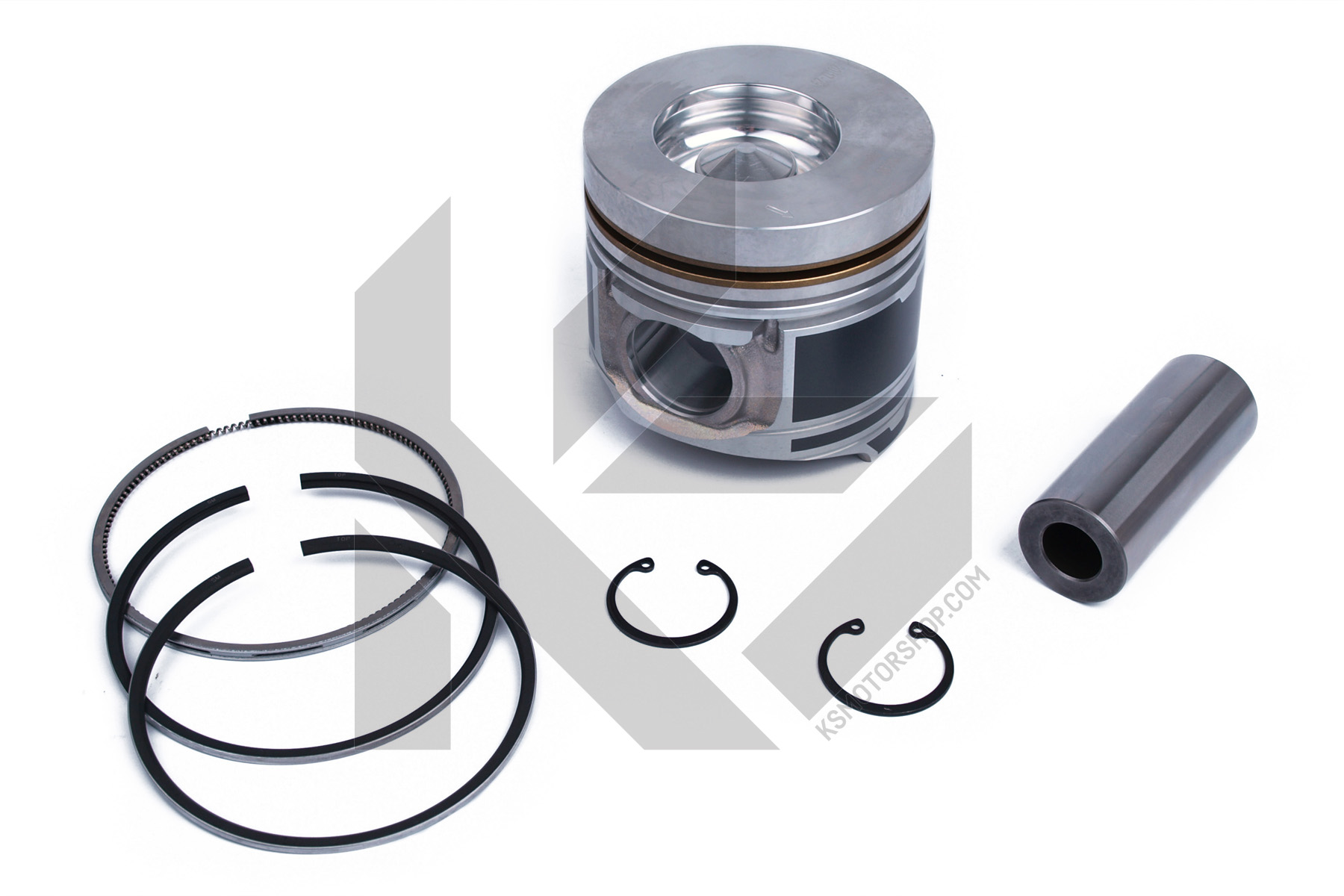 00990060B NON OE, Complete piston with rings and pin