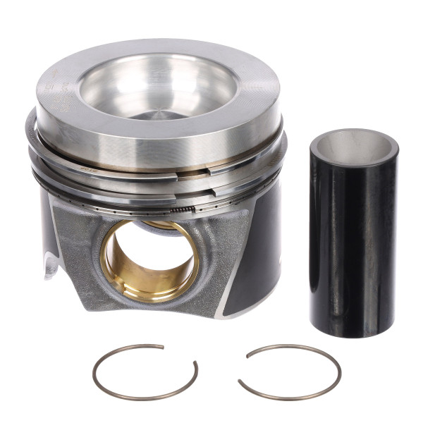 Piston with rings and pin - 028PI00168001 MAHLE - 81L181