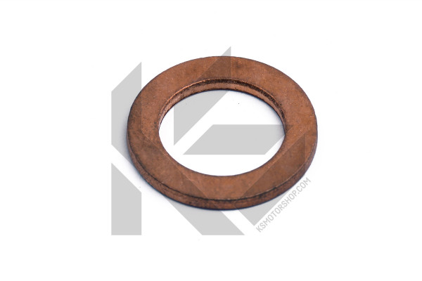 Seal Ring, oil drain plug - 117.404 ELRING - 17512-14000, 821204, 123.420.010