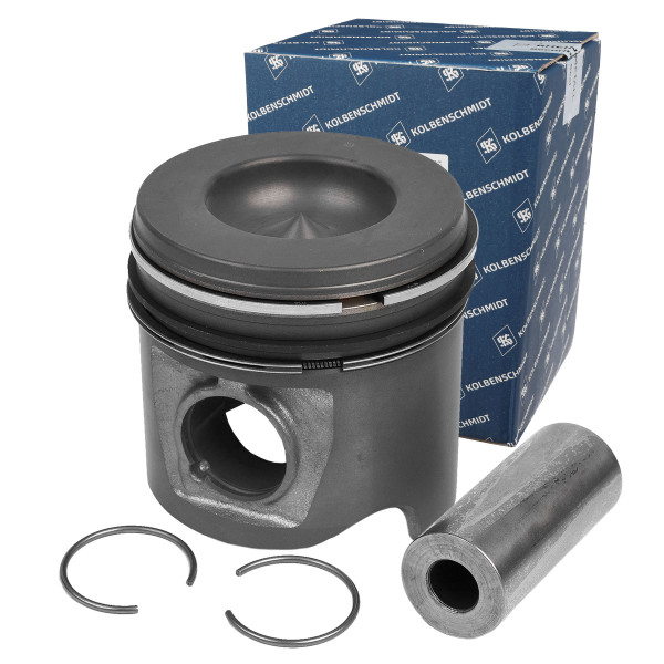 Complete piston with rings and pin - 93123630 KOLBENSCHMIDT