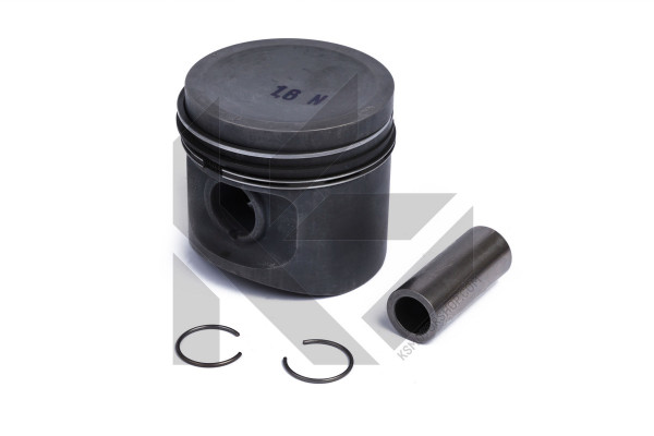 Piston with rings and pin - 93356620 KOLBENSCHMIDT - 049107081AF, ZBA198107D, 049107081J