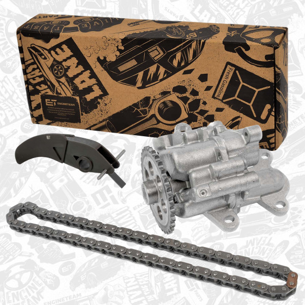 Chain Kit, oil pump drive - PU0087VR1 ET ENGINETEAM - 9675827980, 9677428680, BK2Q-6600-AC