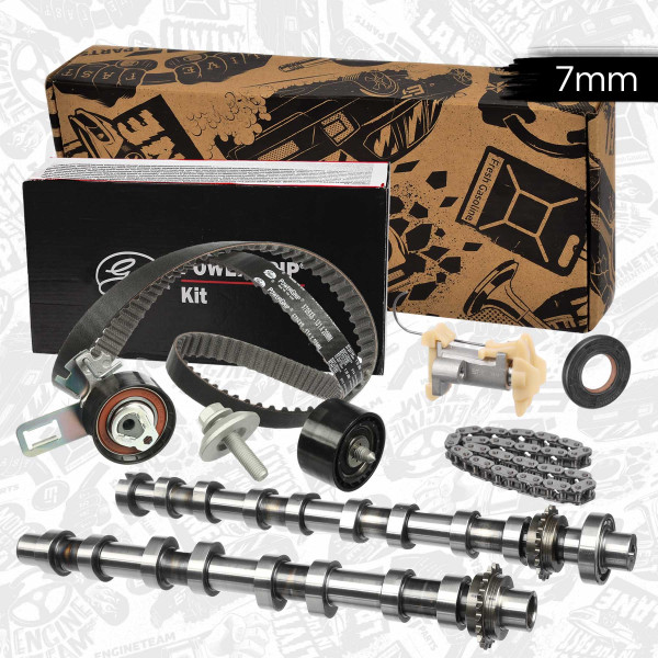 RM0027VR1, Timing belt kit, ET ENGINETEAM, Citroën Peugeot DS Berlingo C-Elysee C3 AirCross C3 C4 Cactus Jumpy SpaceTourer 2008 DS3 301 308 Expert PArtner Rifter Traveller YHW (DV5RE) 1,5 BlueHDi 2018+