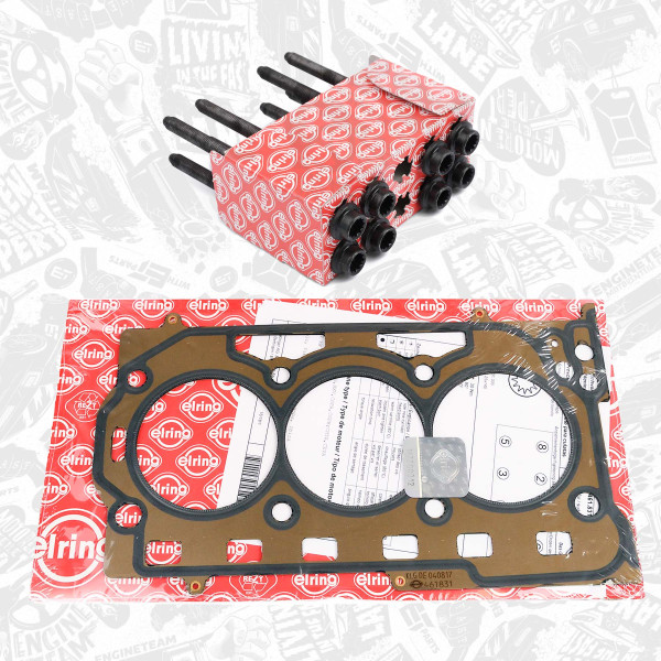 TH0044BTVR1, Zylinderkopfdichtung + Schrauben, ET ENGINETEAM, Seat Skoda VW Ibiza Rapid Polo BZG CGPA 1,2 2003+, 03E103383H, 036103384B, 461.831, 61-36045-00, 877.223, 061.330