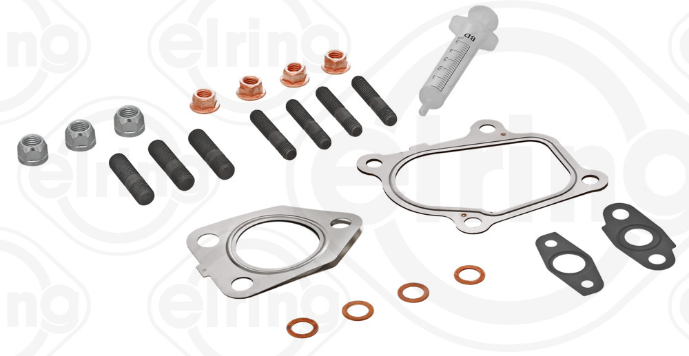 Mounting Kit, charger - 110.420 ELRING - JTC12181, KT730005, KT730005E