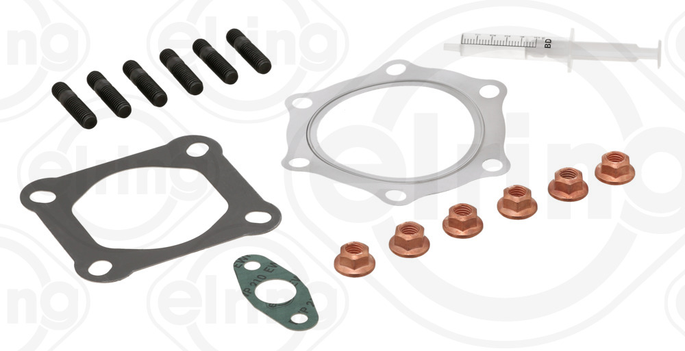 715.710, Mounting Kit, charger, ELRING, 53297121000, 51.08901-0182, 51.08901-0209, 51089010182, 51089010209, 51966010576