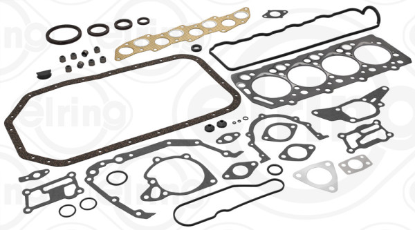 752.968, Full Gasket Kit, engine, ELRING, 1000A901, 20910-42C00, 20910-42C10, MD-997249, 01-52252-01, 20-28225-00/0, 437184P, 50109900, GS130, S32168, 01-52252-02, 51016800, S37204-00, 01-52252-03, 2091042C00, 2091042C10, MD997249