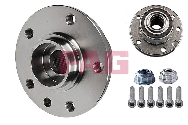 Wheel Bearing Kit - 713 6106 50 Schaeffler FAG - 7H0401611C, 7H0401611D, 7H0401611E