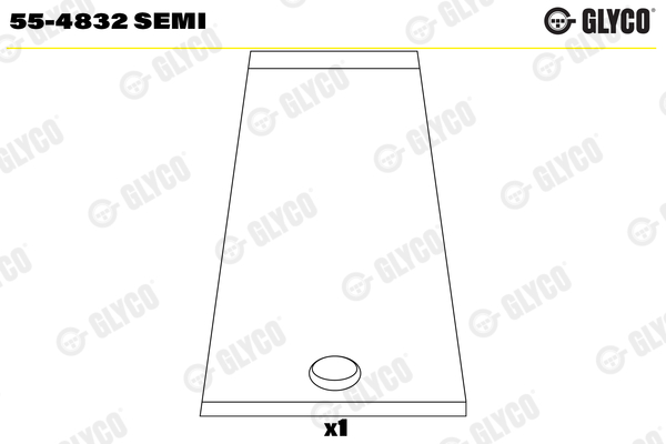 55-4832 SEMI, Small End Bushes, connecting rod, GLYCO, 51.02405-1028, 77812690