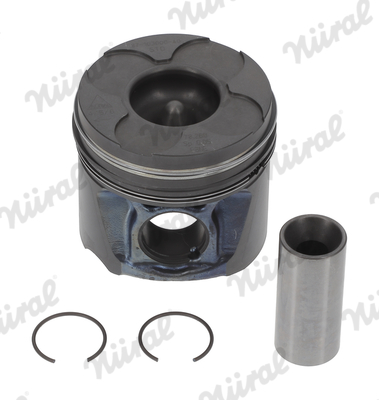 87-103000-40, Piston with rings and pin, NÜRAL, 059107065AC, 0334300, 99535600, 87-103000-40