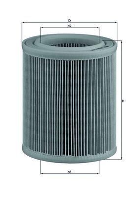 Vzduchový filtr - LX329 MAHLE - 1444K1, 7701034705, 8671002473