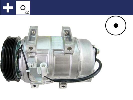 Compressor, air conditioning - ACP803000S MAHLE - 8684286, 8600889, 8601633