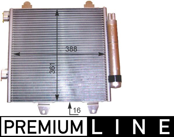 AC459000P, Condenser, air conditioning, MAHLE, 6455EE, 884500H010, 6455EF, 884500H020, 062012N, 0803.3025, 104452, 1223046, 260373, 350203695000, 35778, 43258, 43259, 53005414, 5501305414, 707M15, 818013, 888-0400424, 94890, DCN50040, F4-43258, F443258, QCN464, TO5414, TSP0225643, V42-62-0004, 1223046X, 350203753000, 707M16, 818014
