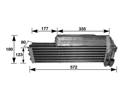AE37000S, Evaporator, air conditioning, MAHLE, 0008305058, 0008303358, 1268300458, 268300458, A0008305058, A1268300458, 02.59.046, 144050, 3000V269, 36031, 706.30050, 820270N, 888-1200027, 92057, 962103, EV15635, MSV269, TSP0525079, VEMS269