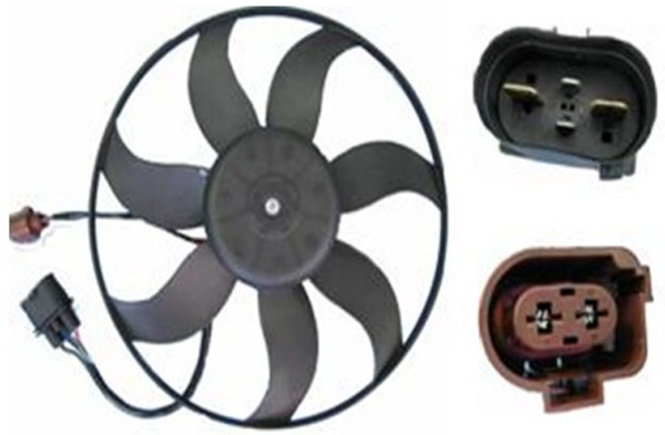 Fan, engine cooling - CFF168000S MAHLE - 1TD959455, 4002001, 4566