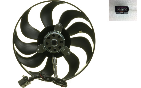 Fan, engine cooling - CFF274000S MAHLE - 1J0959455P, 0510.2002, 111449