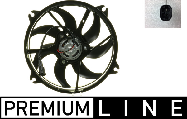 Fan, engine cooling - CFF289000P MAHLE - 1250G5, 1253Q8, 0503.1256