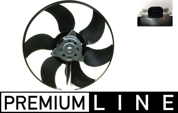 Fan, engine cooling - CFF308000P MAHLE - 7701044184, 7701044185, 7701051495
