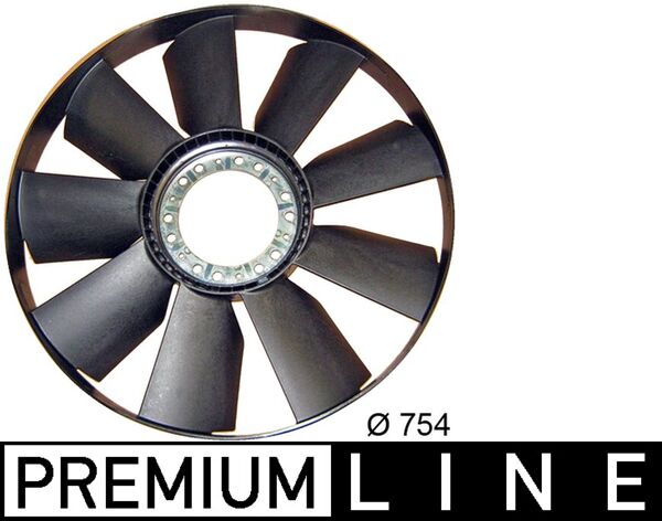 Fan Wheel, engine cooling - CFW42000P MAHLE - 51.06601.0275, 030.181-00A, 05.19.057