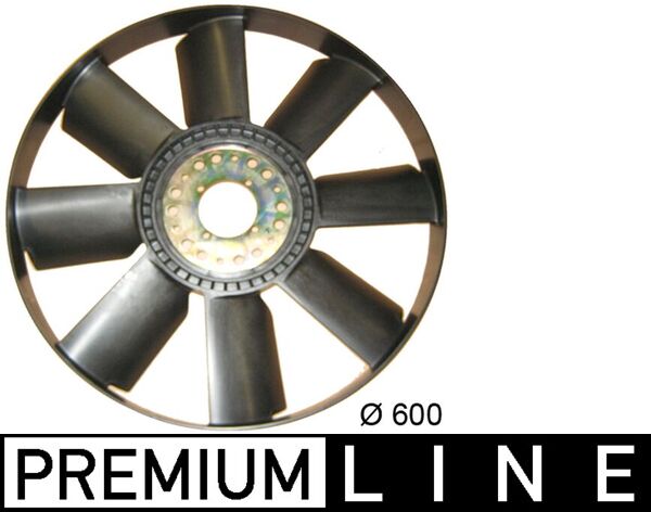 Fan Wheel, engine cooling - CFW44000P MAHLE - 9042050406, A9042050406, 010.332-00A