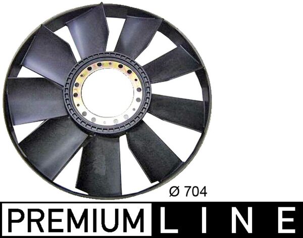 Fan Wheel, engine cooling - CFW51000P MAHLE - 0000504026023, 504026023, 020.214-00A