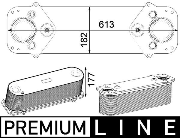 CI231000P, Ladeluftkühler, MAHLE, 51.09500-5022, 51.09500-7147, 51.09500-7151, 51.09500-7160, 51.09500-7168, 51.09500-7196, 51095005018, 51095005019, 3.16507, 467007N, 961550