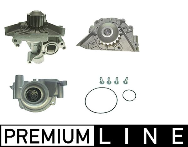 Water Pump, engine cooling - CP165000P MAHLE - 1201L2, 9663654980, 9670557580
