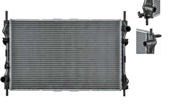Radiator, engine cooling - CR1140000S MAHLE - 1103117, 1104319, 1105821
