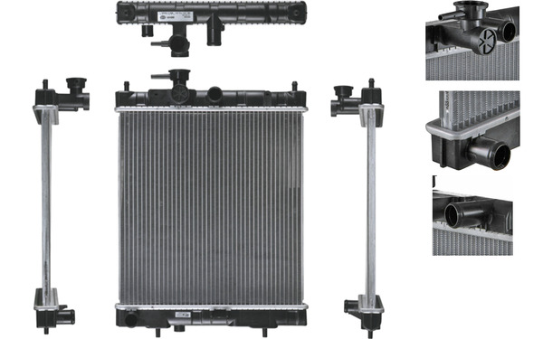 Radiator, engine cooling - CR540000S MAHLE - 21410-41B00, 0121.2011, 071440N