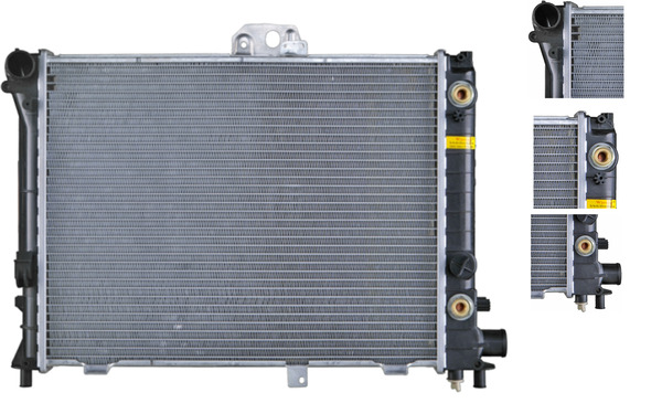 Radiator, engine cooling - CR657000S MAHLE - 07599194, 7550080, 7599194