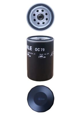 OC79, Ölfilter, MAHLE, 000091511A, 0650379, 5000273, 5410512, 7984231, VOF135, 6029109, 650353, 650379, A720X6714UA, 650653, 6696257, 93156303, 0451102002, 115.128.09/110, 2311700, 30738111, 4058, 431014, 51034, 642, 96AP, AP1020, BC1093, C106, DO261, FB5312, FOE081, FT4747, FX0006