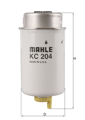 Kraftstofffilter - KC204 MAHLE - 1712985, 333/W5100, 333W5100