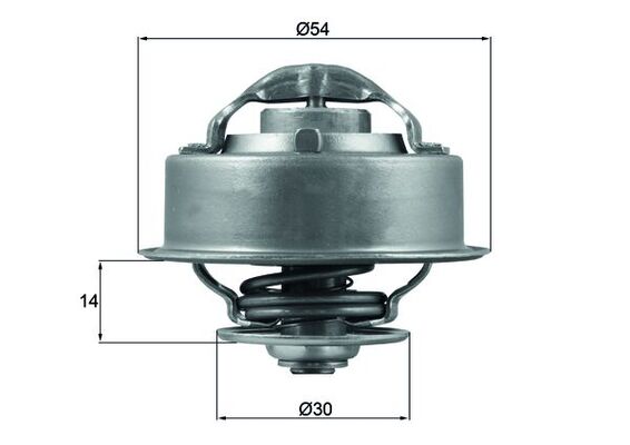 TX12487D, Thermostat, coolant, MAHLE, 273306, 2734598, GTS193, 273457, 273459, 216-88, 33719, 4006147, 4089.87D, 48078, 725267, 78211, 819933, TH4856.88J, 7216-192, G4000389984WAH, TH14488G1