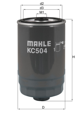 Palivový filtr - KC504 MAHLE - 319222W000, CS767, F026402362