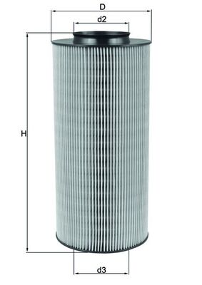 Vzduchový filtr - LX918 MAHLE - 6N0129607C, 6N0129620A, 21108