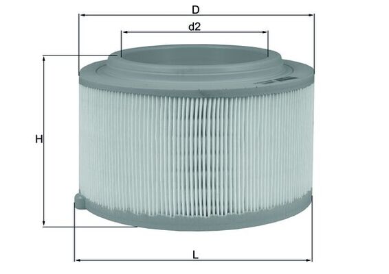 Air Filter - LX3458 MAHLE - 1720719, 1D0013Z40, 1734536