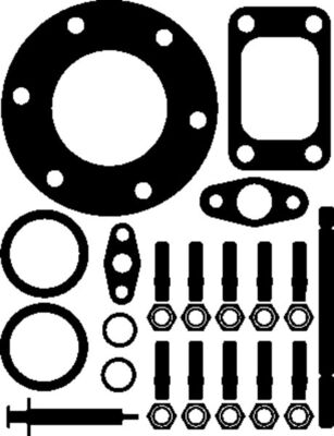 Mounting Kit, charger - 001TA17005000 MAHLE - 0080961699, 0080961799, 0090961799