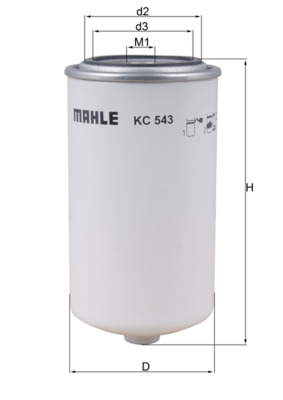 Fuel Filter - KC543 MAHLE - 1521994, AENB046, 1618993