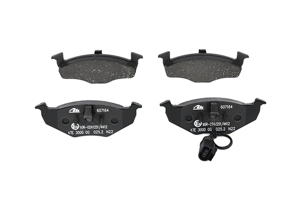 Brake Pad Set, disc brake - 13.0460-7164.2 ATE - 6Q0698151B, 0986424723 ...