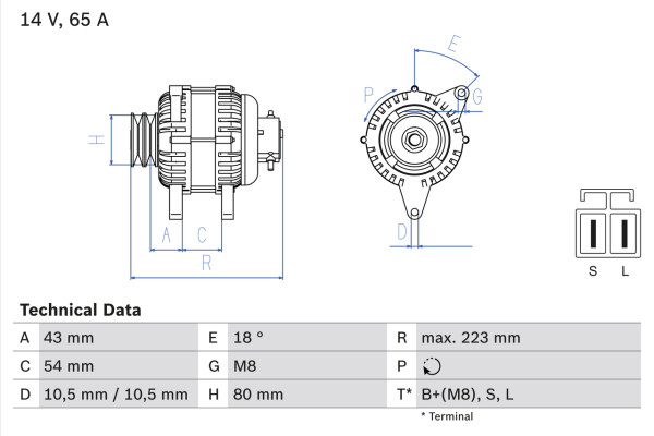 0986045561, Generátor, Generátor, BOSCH, MD306649, MD313939, MD366050, MN137867, 8EL737328-001, A002TN0499, JA1183IR, LRA2714, A002TN0499ZT, LRA002714, A002T82899, LRA02714, A002T82899A, LRB236, A002T82899AT, LRB00236, A002T82899ZT, A2TN0499, A2TN0499ZT, A2T82899, A2T82899A, A2T82899AT, A2T82899ZT, A002TN0499AT, A2TN0499AT