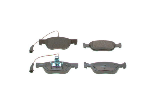 Brake Pad Set, disc brake - 0986424510 BOSCH - 71753043, 71770955, 77362300