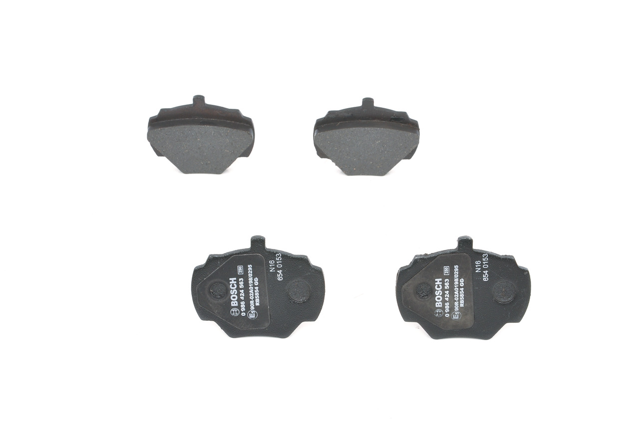 Brake Pad Set, disc brake - 0986424563 BOSCH - LR032954, RTC3164, SFP000150