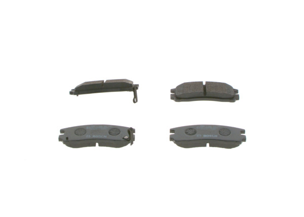 Brake Pad Set, disc brake - 0986461145 BOSCH - MB407659, MB857336, MR129433