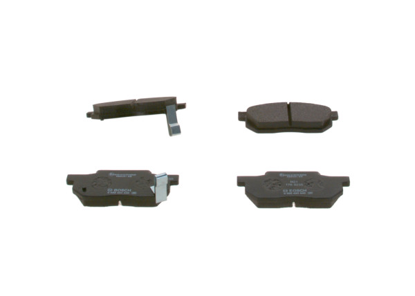 Brake Pad Set, disc brake - 0986490440 BOSCH - 064A5SB0670, 45022-SAA-000, 45022-SAA-010