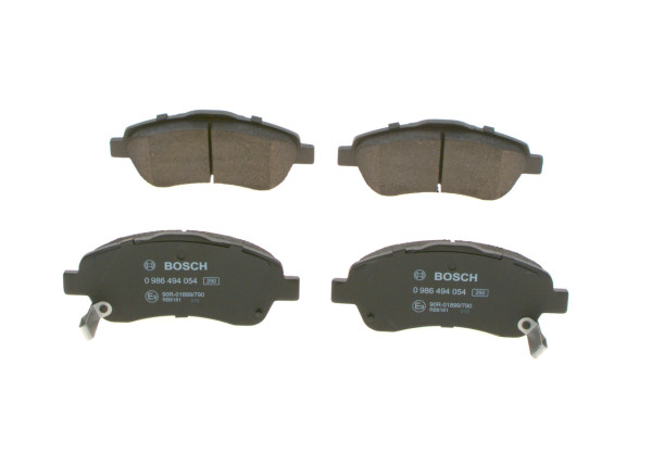 Brake Pad Set, disc brake - 0986494054 BOSCH - 0446505130, 0446505131, 0446505170