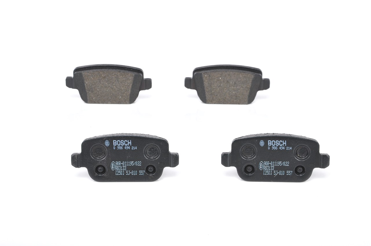Brake Pad Set, disc brake - 0986494214 BOSCH - 30671576, LR003655, ME6G9J2M008-GA