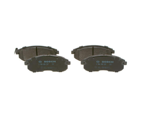Brake Pad Set, disc brake - 0986494337 BOSCH - 55810-80J01, AY040NS102, 55810-80J50