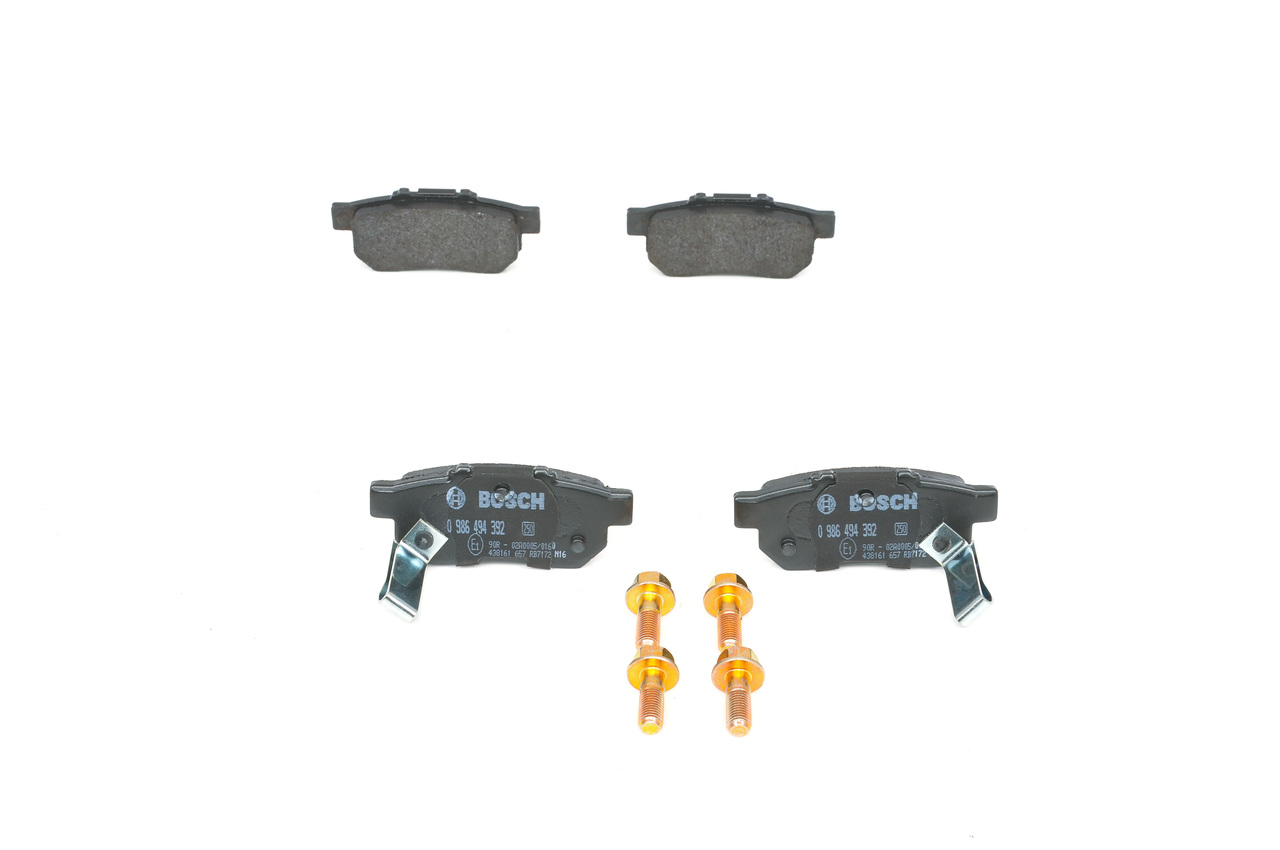 Brake Pad Set, disc brake - 0986494392 BOSCH - 1Y1Z2648Z, V9118H015, 06430-SAA-E50