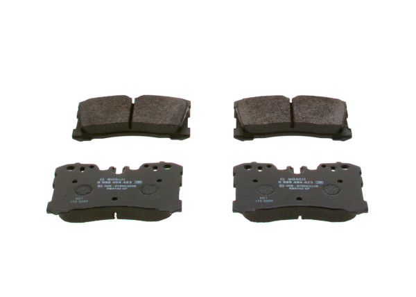 Brake Pad Set, disc brake - 0986494423 BOSCH - 044650W110, 0446562010, 0446550280